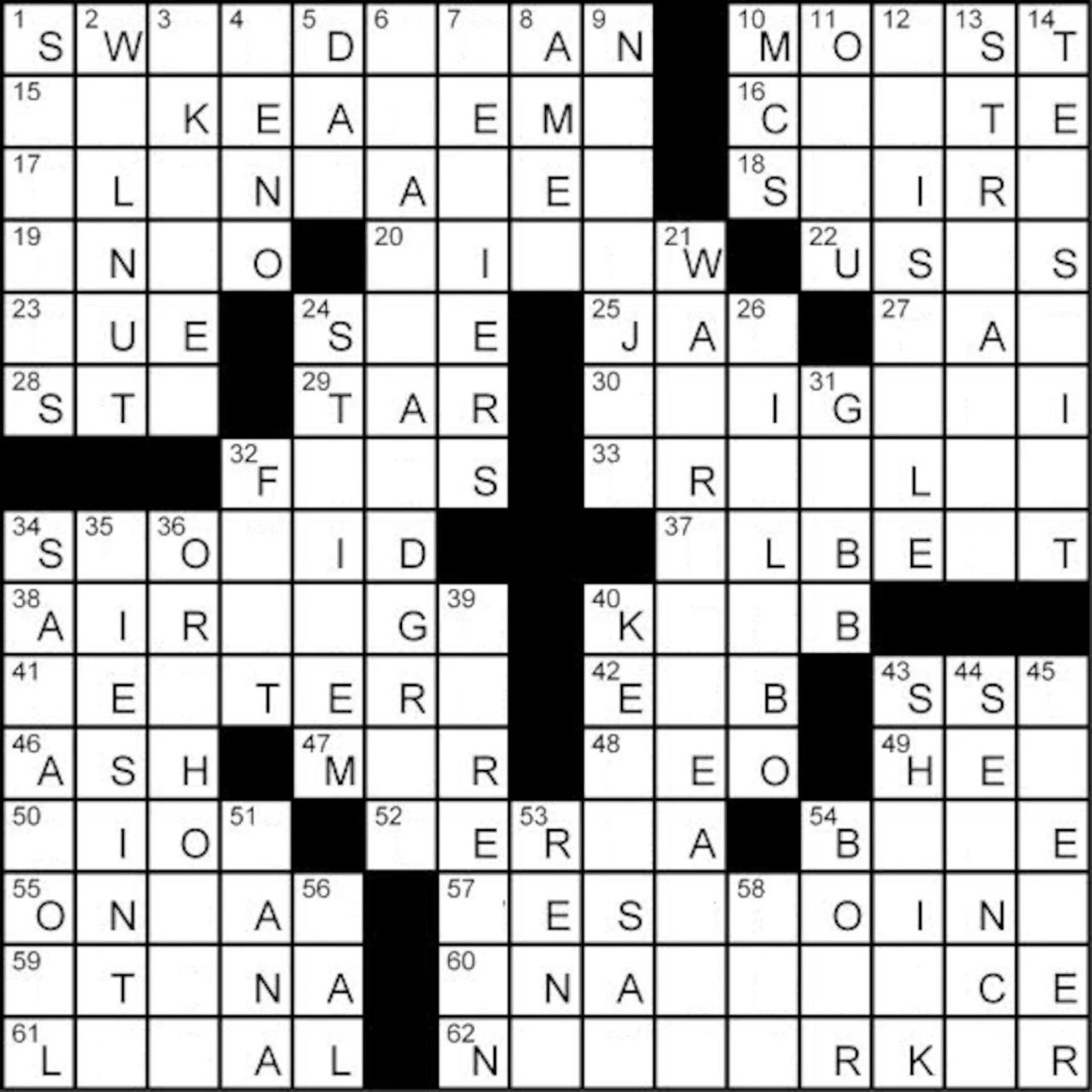 Finnish crossword swedish language puzzle