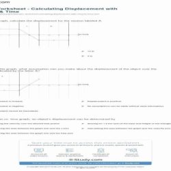 Distance and displacement worksheet with answer key